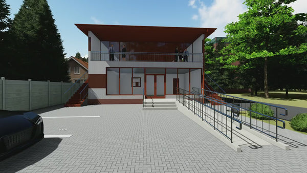 2 Story Commercial Steel Frame Building Construction 007 - building design video