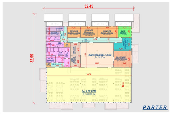 One Storey Commercial Steel Frame Building Construction 006 - building plan