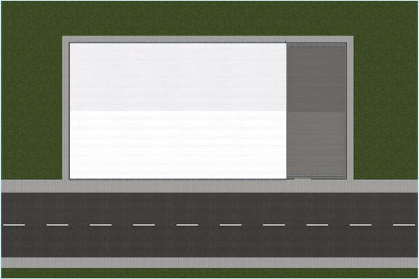 2 Storey Industrial Steel Frame Building Construction 002 - building roof