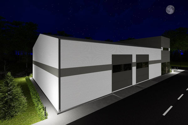 2 Storey Industrial Steel Frame Building Construction 002 - building design image 8