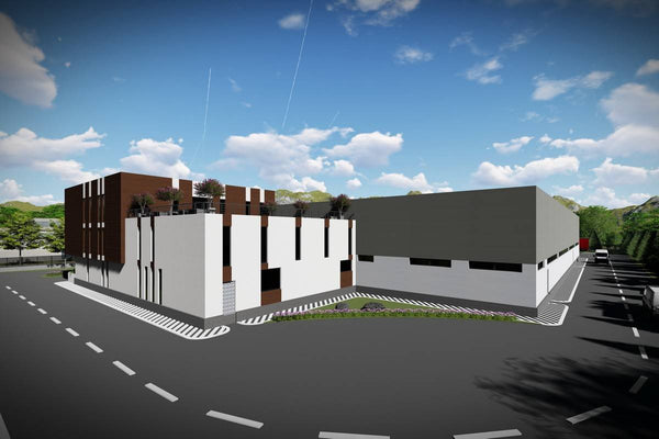 Three Story Industrial Steel Frame Building Construction 003 - building design image 3