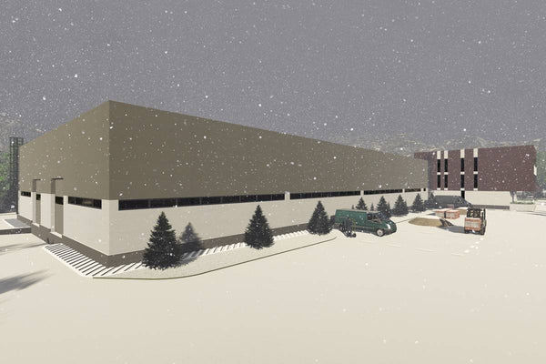 Three Story Industrial Steel Frame Building Construction 003 - building design image 6