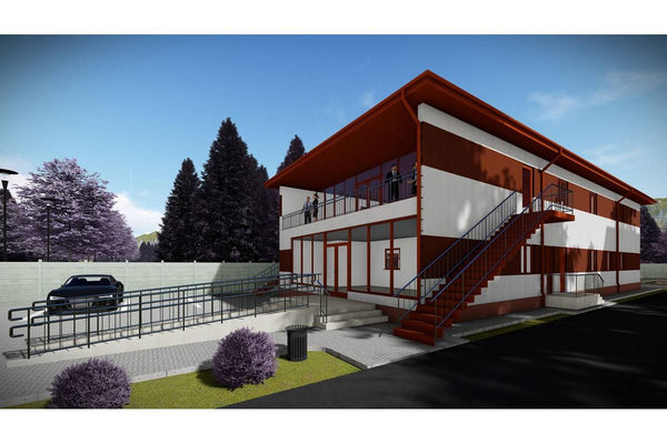 2 Story Commercial Steel Frame Building Construction 007 - building design picture 4