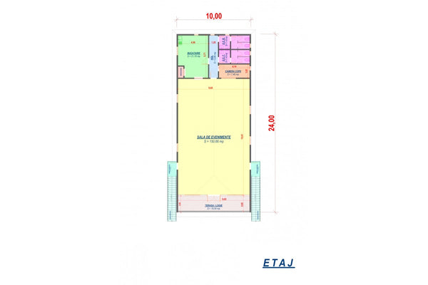 2 Story Commercial Steel Frame Building Construction 007 - building plan 2