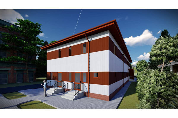 2 Story Commercial Steel Frame Building Construction 007 - building design picture 2