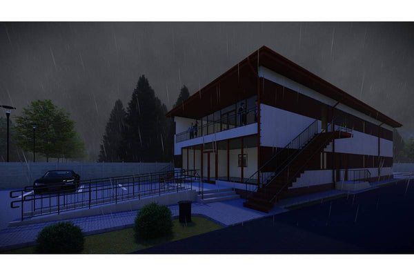 2 Story Commercial Steel Frame Building Construction 007 - building design picture 7