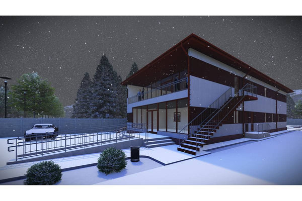 2 Story Commercial Steel Frame Building Construction 007 - building design picture 8