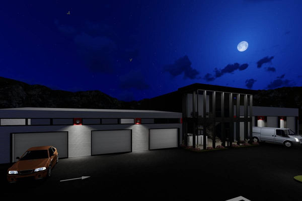 Two Story Commercial Steel Frame Building Construction 005 - building design image 9