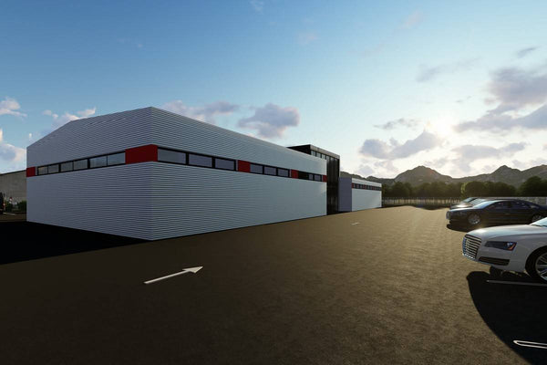 Two Story Commercial Steel Frame Building Construction 005 - building design image 5