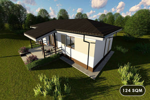 1 Story Steel Frame House With 2 Bedrooms Model 124-037 - home design picture 1 thumbnail