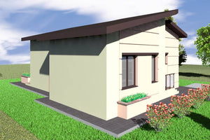 1 Story Steel Frame House With 1 Bedroom Model 088-019 - house design image 2 thumbnail