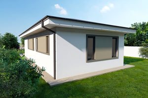 1 Story Steel Frame House With Back Terrace model 110-112 - house design image 6 thumbnail