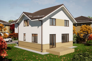 2 Floors Steel Frame House 3 Bedooms and 3 Baths 182-104 - exterior design photo 4 thumbnail