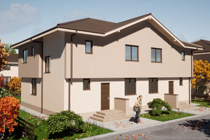 2 Story Steel Frame Duplex House With 8 Rooms id 176-030 - house exterior design photo 2 thumbnail