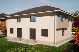 2 Story Steel Frame Duplex House With 8 Rooms id 176-030 - house exterior design photo 3 thumbnail