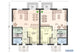 2 Story Steel Frame Duplex House With 8 Rooms id 176-030 - house plan at ground floor