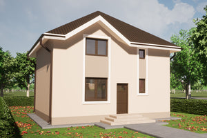 2 Story Steel Frame House With 3 Bedrooms 2 Baths 135-100 - home design picture 2 thumbnail