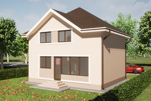 2 Story Steel Frame House With 3 Bedrooms 2 Baths 135-100 - home design picture 3 thumbnail