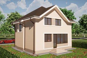 2 Story Steel Frame House With 3 Bedrooms 2 Baths 135-100 - home design picture 4 thumbnail