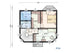 2 Story Steel Frame House With 3 Bedrooms 3 Baths 180-098 - upper floor layout