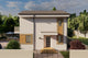 2 Story Steel frame house with balcony model 137-107 - house design image 4