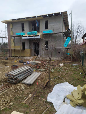 Construction of a Two-Story House with Thermal Insulation Using Basalt Wool for Facades thumbnail