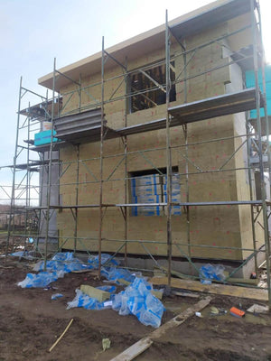 Construction of a Two-Story House with Thermal Insulation Using Basalt Wool for Facades thumbnail