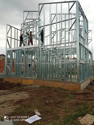 115 sqm Metal Structure House Installation in Berceni thumbnail