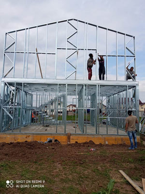115 sqm Metal Structure House Installation in Berceni thumbnail
