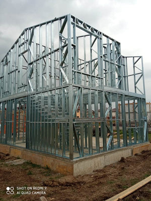 115 sqm Metal Structure House Installation in Berceni thumbnail
