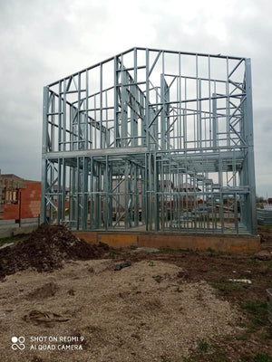 115 sqm Metal Structure House Installation in Berceni thumbnail