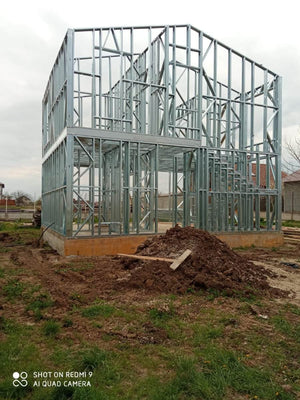 115 sqm Metal Structure House Installation in Berceni thumbnail