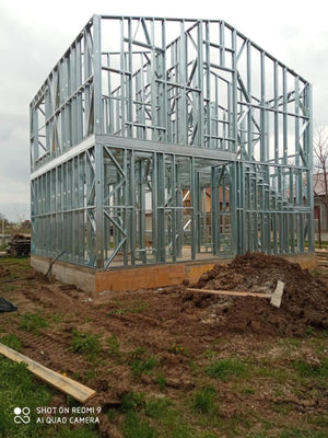 115 sqm Metal Structure House Installation in Berceni thumbnail