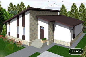 Two Story Steel Frame House With 4 Bedrooms Model 130-088 - home design picture 1 thumbnail