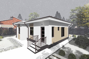 Steel frame house 076-072 thumbnail