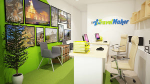 Interior Design for a Travel Agency in Bucharest thumbnail