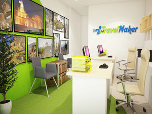 Interior Design for a Travel Agency in Bucharest thumbnail