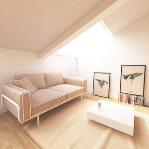 Attic Interior Design of 55 sqm in Bucharest thumbnail