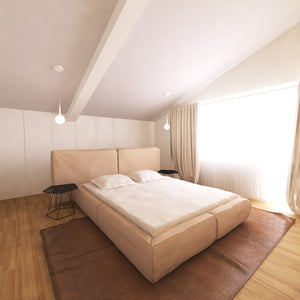 Attic Interior Design of 55 sqm in Bucharest thumbnail