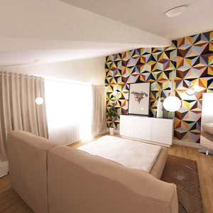 Attic Interior Design of 55 sqm in Bucharest thumbnail