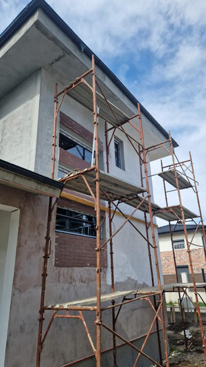 Application of Silicon Decorative Plaster for Two-Story Metal House in Bucharest thumbnail
