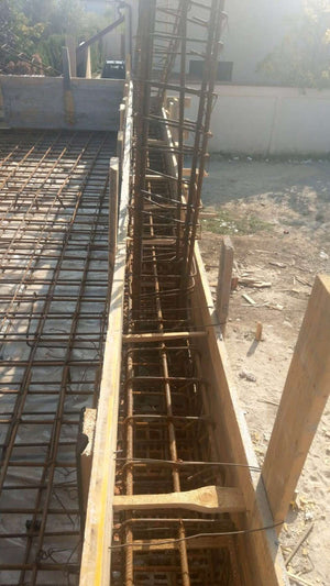 Reinforcing, Formwork, and Pouring Beams and Ground Floor Slab for a House on Masonry in Mogosoaia thumbnail