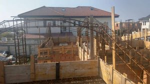 Reinforcing, Formwork, and Pouring Beams and Ground Floor Slab for a House on Masonry in Mogosoaia thumbnail