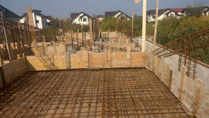 Reinforcing, Formwork, and Pouring Beams and Ground Floor Slab for a House on Masonry in Mogosoaia thumbnail