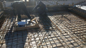 Reinforcing, Formwork, and Pouring Beams and Ground Floor Slab for a House on Masonry in Mogosoaia thumbnail