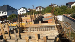 Reinforcing, Formwork, and Pouring Beams and Ground Floor Slab for a House on Masonry in Mogosoaia thumbnail