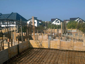 Reinforcing, Formwork, and Pouring Beams and Ground Floor Slab for a House on Masonry in Mogosoaia thumbnail
