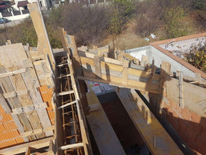 Reinforcing and Formwork for Beams and Columns on a Masonry House in Mogosoaia thumbnail