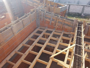Reinforcing and Formwork for Beams and Columns on a Masonry House in Mogosoaia thumbnail