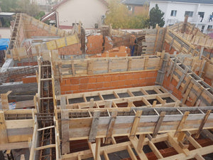 Reinforcing and Formwork for Beams and Columns on a Masonry House in Mogosoaia thumbnail